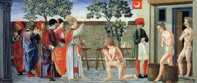Giovanni di Francesco St Nicholas Resurrects Three Murdered Youths France oil painting art